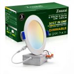 Zouzai LED Recessed Light Dimmable 5CCT Selectable Easy-0