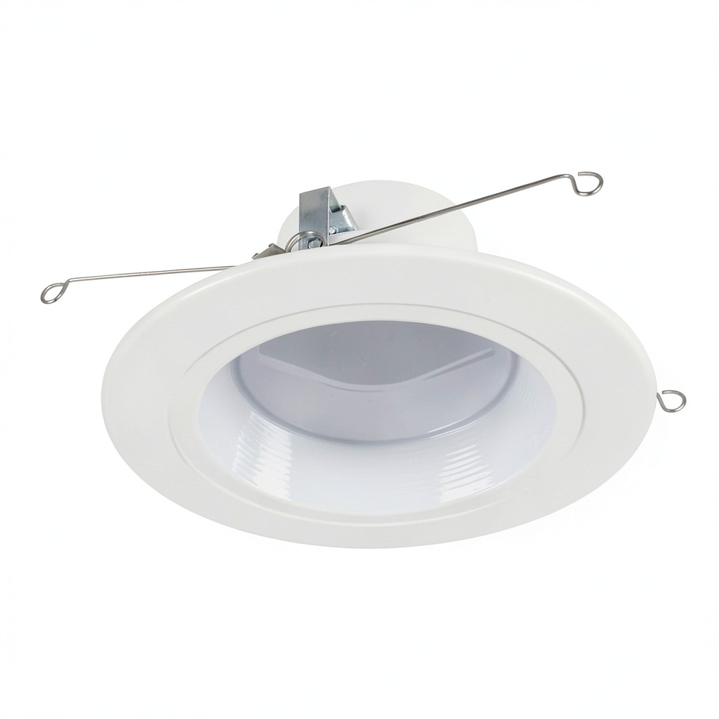 HALO LED recessed lighting installed in a ceiling with adjustable color temperatures