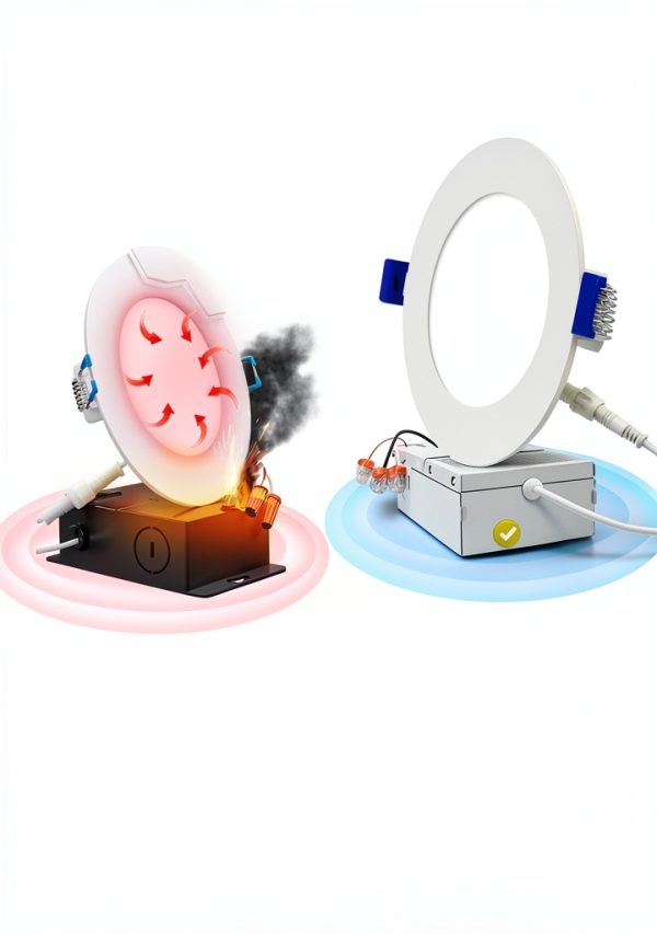 Zouzai LED Recessed Light Dimmable 5CCT Selectable Easy-5