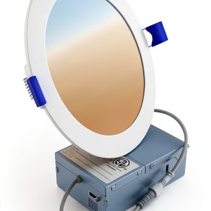 Ensenior Recessed LED Lights 5CCT White Modern Dimmable-0