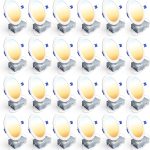 Ensenior 6 Inch Recessed Lighting 5CCT Dimmable LED Ceiling-0