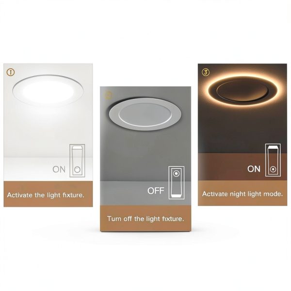 Amico LED Recessed Light Night Light 5CCT IC Rated-2