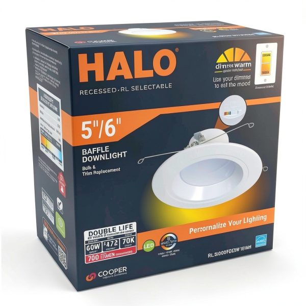 HALO LED Recessed Lighting Dimmable Color Selectable-7