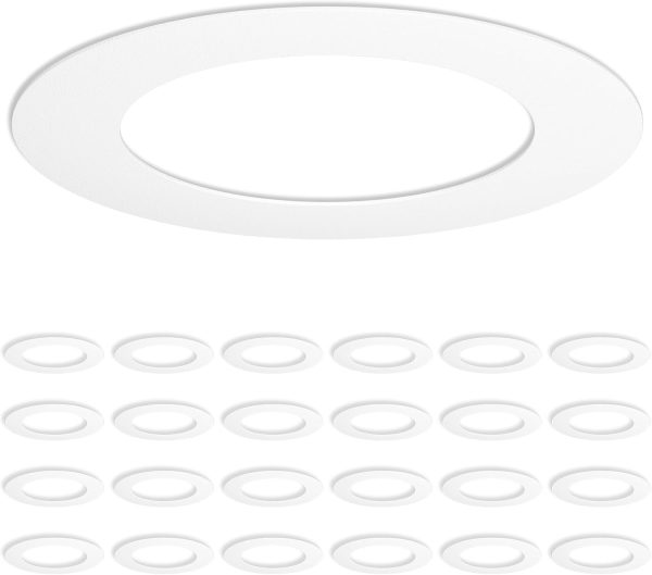 Amico Goof Rings Matte White Black Cover Drywall Ceiling-0