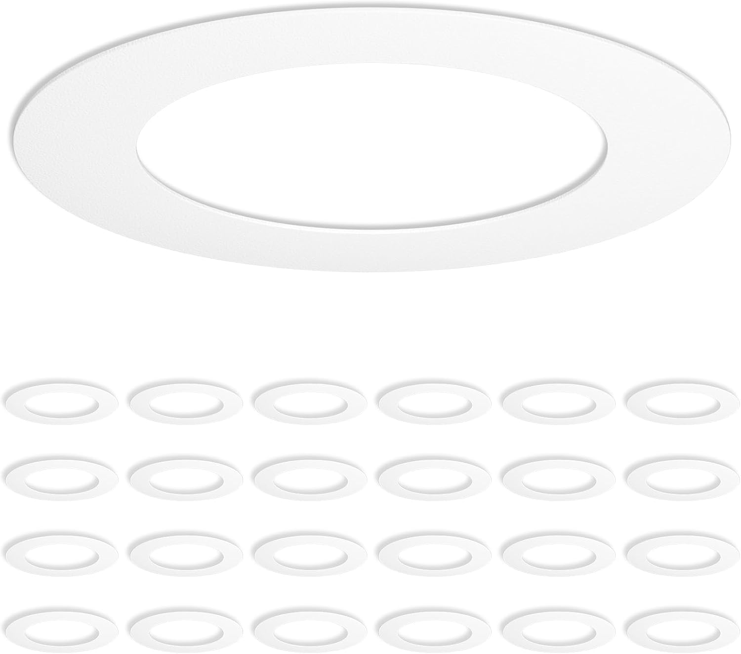 Amico Goof Ring installed on a ceiling with recessed light