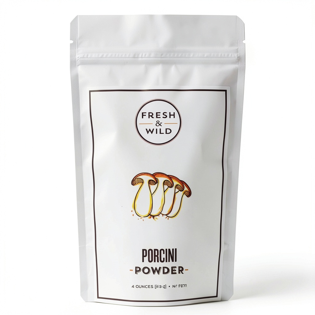 Porcini Powder packaging