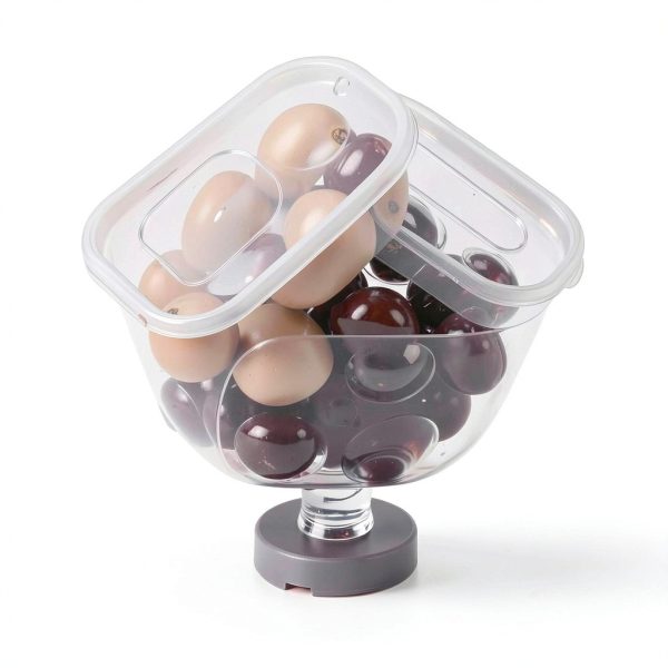 Deviled Egg Containers 77-Life 2-Pack 60-Egg Clear Stackable Tray-7
