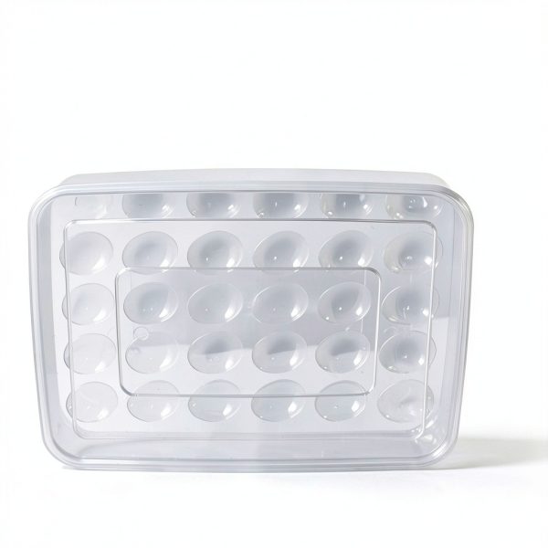 Deviled Egg Containers 77-Life 2-Pack 60-Egg Clear Stackable Tray-6