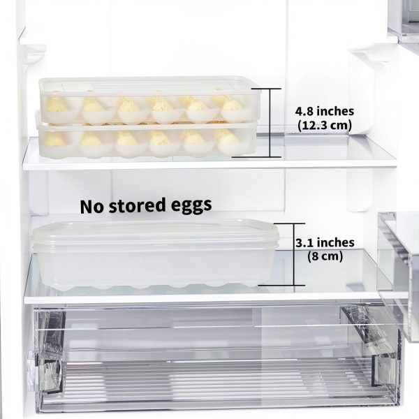 Deviled Egg Containers 77-Life 2-Pack 60-Egg Clear Stackable Tray-4