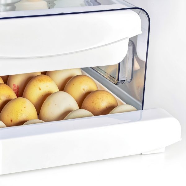 Egg Container Holders Dispenser Luckore 2 Tier Tray for 40 Eggs-4
